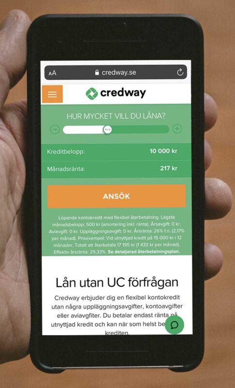 Credway är det lån eller kredit?