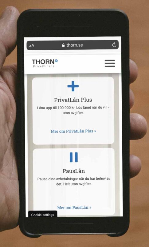Ränta kontakt och omdöme Thorn